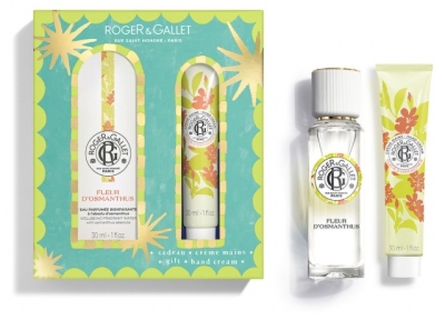 Roger & Gallet Fleur dOsmanthus Eau Parfumee Bienfaisante 30 ml + Creme Mains 30 ml