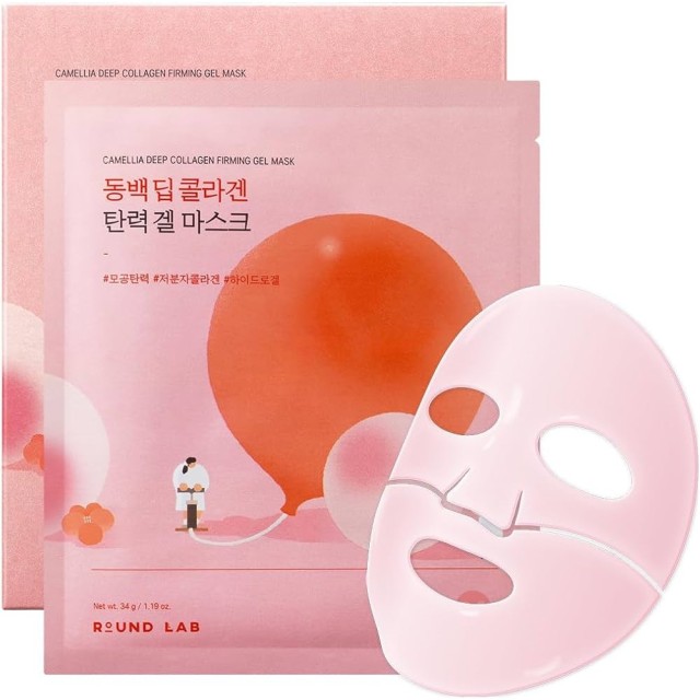 Round Lab - Camellia Deep Collagen Firming Gel Mask - 34g