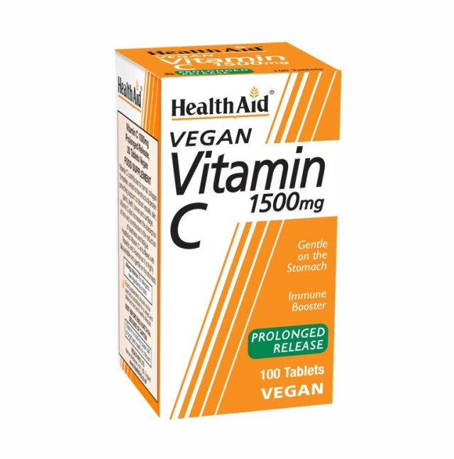 HEALTH AID Vitamin C 1500mg 100 Ταμπλέτες