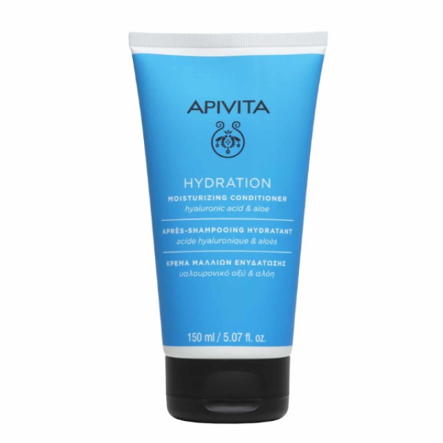 Apivita Hydration Moisturizing Conditioner Κρέμα Μαλλιών Ενυδάτωσης με Υαλουρονικό Οξύ & Αλόη, 50ml