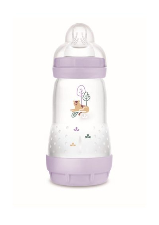 Mam Μπιμπερό Easy Start™ Anti-Colic χρώματος λιλά για κορίτσι 2+μηνών ,260ml