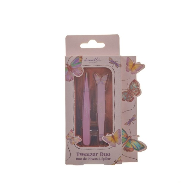 Σετ 2 Τσιμπιδάκια φρυδιών, Butterfly Tweezer Set - By Upper Canada
