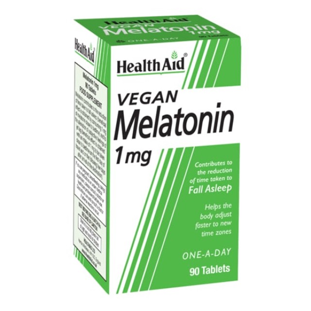 Health Aid Vegan Melatonin 1mg 90 Ταμπλέτες