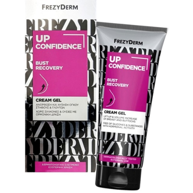 Frezyderm UP Confidence Bust Recovery Cream Gel Κρέμα Τζελ για Ανόρθωση & Αύξηση Όγκου Στήθους & Γλουτών 200ml