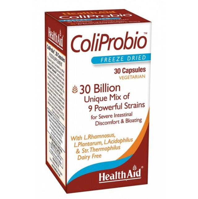 HEALTH AID ColiProbio Freeze Dried Vegeterian 30 Κάψουλες
