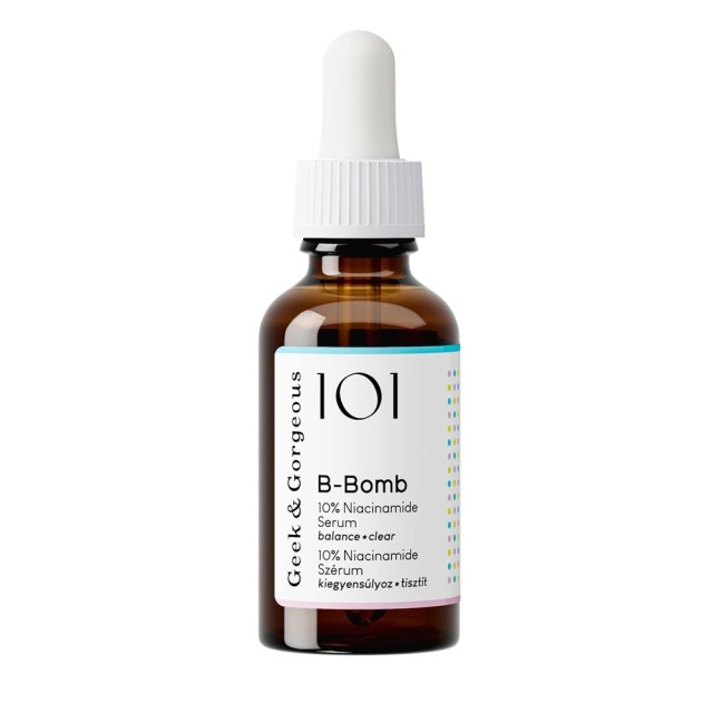 Geek & Gorgeous B-bomb 10% Niacinamide Serum Ορός Νιασιναμίδη 10%, 30 ml