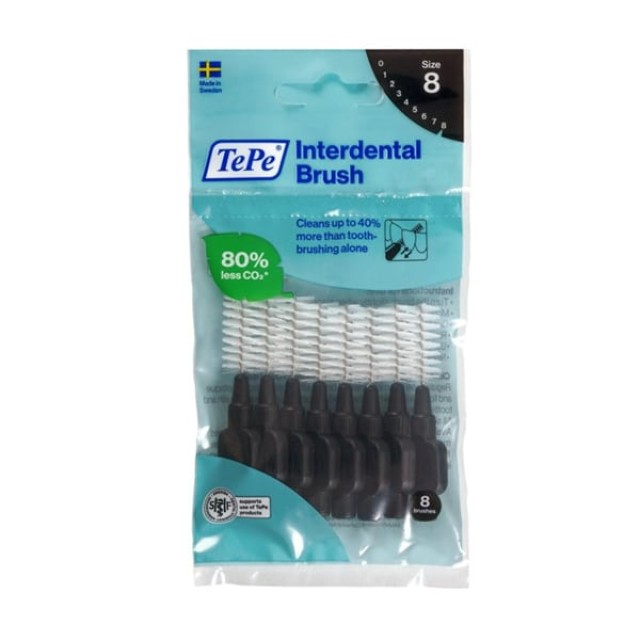 Tepe Interdental Brush Original Μαύρο 1.5mm, 8τμχ