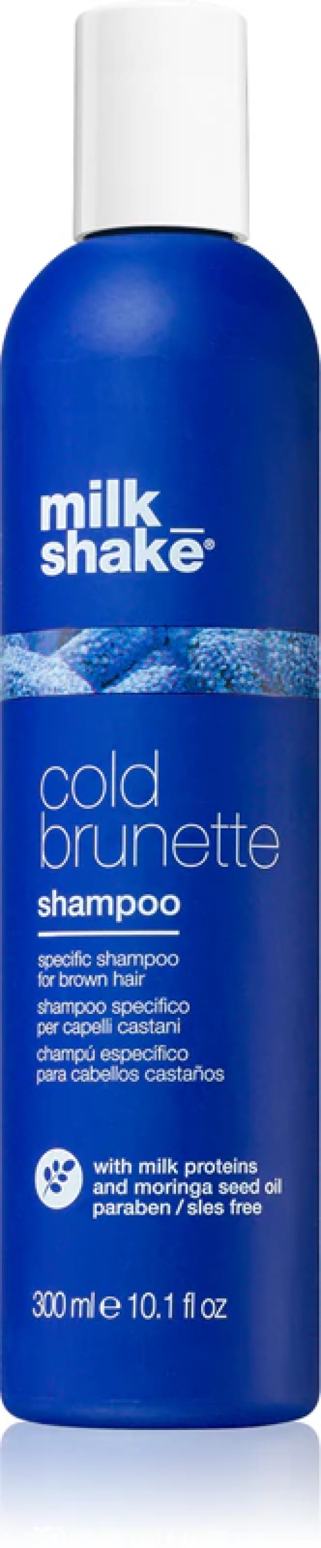 milk_shake Cold Brunette Shampoo -Σαμπουάν για καστανά μαλλιά που βοηθά στην εξουδετέρωση θερμών και πορτοκαλί τόνων 300ml