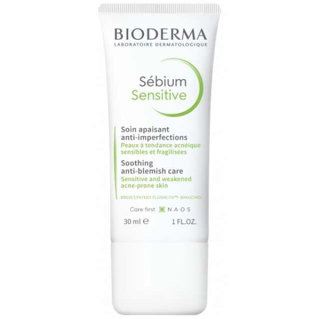 Bioderma Sebium Sensitive Kρέμα για Δέρμα με Τάση Ακμής για Εύθραυστη και Ευαίσθητη Επιδερμίδα 30ml