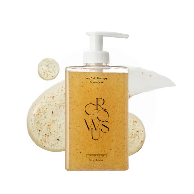 GROWUS  Sea Salt Therapy Shampoo - Αναζωογονητικό Σαμπουάν για το Τριχωτό & τα Μαλλιά,500ml