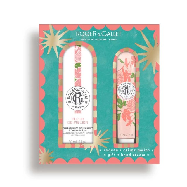 Roger & Gallet Fleur De Figuier Σετ Δώρου Αρωμα  30ml + Κρέμα Χεριών 30ml