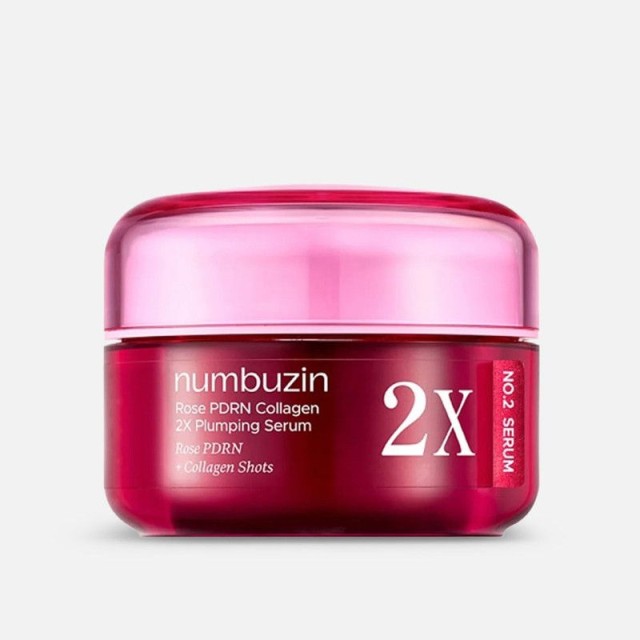 Numbuzin No.2 Rose PDRN Collagen 2X Plumping Serum 30ml-Ορός για Σύσφιξη με κολλαγόνο και PDRN 30ml