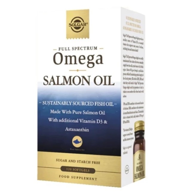 Solgar Full Spectrum Omega Salmon Oil 120softgels