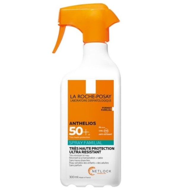 La Roche Posay Anthelios Family Αντηλιακό Σπρέι Προσώπου & Σώματος SPF50+, 300ml