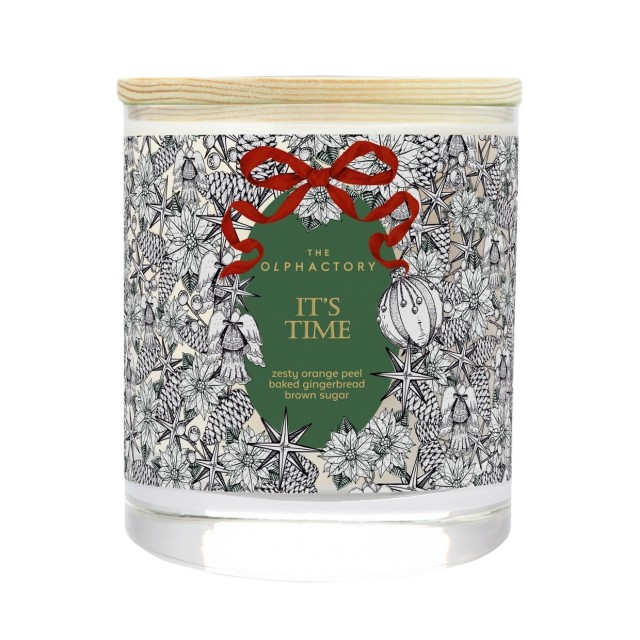 Ambientair Its Time Φυτικό αρωματικό κερί Zesty orange peel baked gingerbread brown sugar 200gr