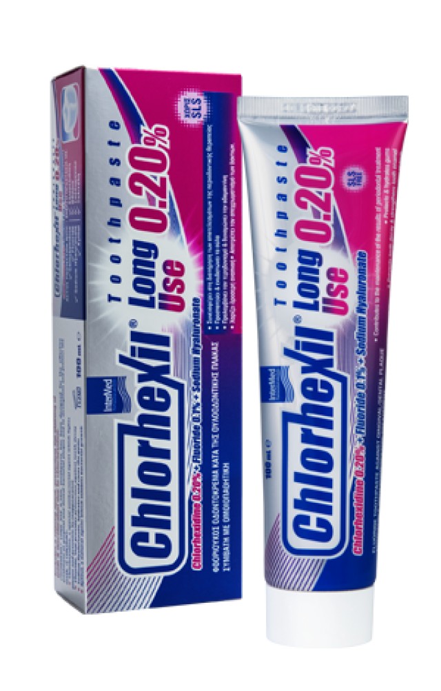 InterMed  Chlorhexil 0,20% Toothpaste – Long Use  Oδοντόκρεμα με πολλαπλή προστασία της στοματικής κοιλότητας,100ml