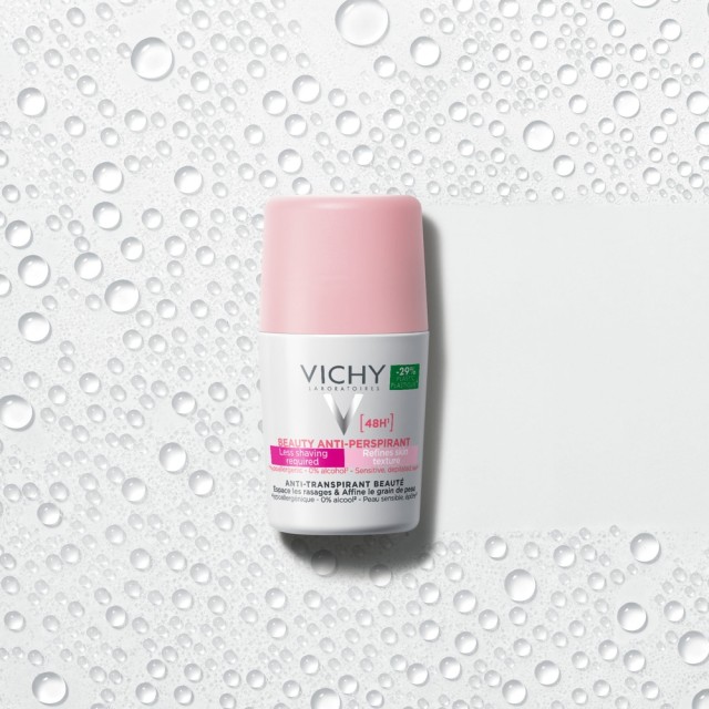 Vichy Beauty Anti-Perspirant 48h Ideal Finish Roll-on Αποσμητικό 48ωρης Προστασίας 50ml