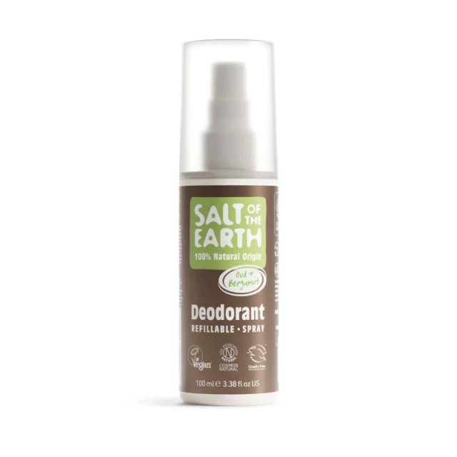 Salt of the Earth Vegan Oud & Bergamot Αποσμητικό Spray 100ml