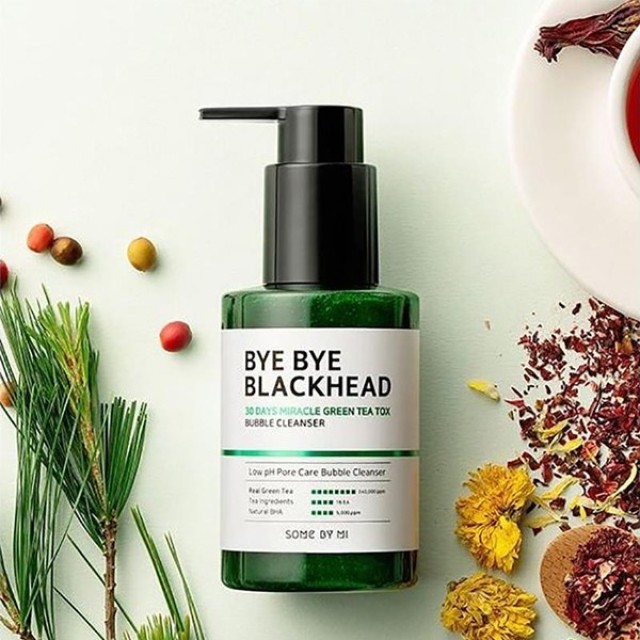 Some By Mi - Bye Bye Blackhead 30 Days Miracle Green Tea Tox Bubble Cleanser