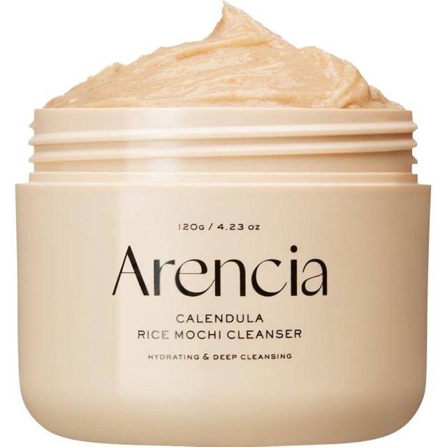 Arencia Calendula Rice Mochi Cleanser- Διπλός καθαρισμός σε ένα βήμα με βαθιά καθαριστική δράση 120g