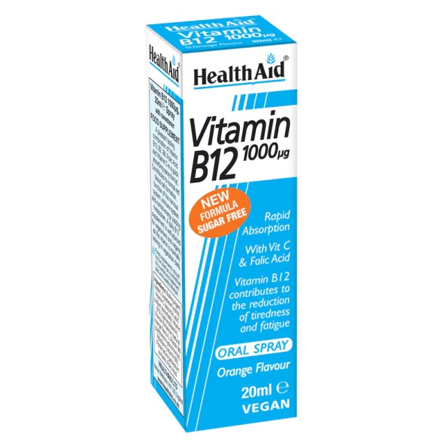 HEALTH AID Vitamin B12 1000mg Spray 20ml