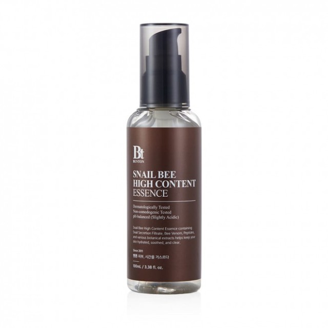 Benton Snail Bee High Content Essence-Συμπυκνωμένο απόσταγμα με βλενινη σαλιγκαριού , δηλητήριο μέλισσας, EGF, Arbutin και αδενοσίνη 100ml