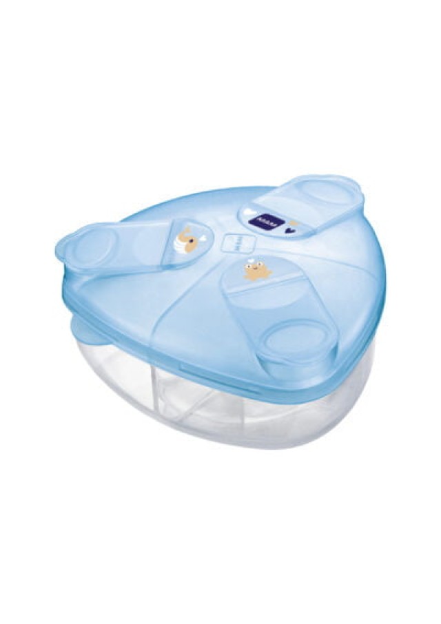 Mam Δοχείο για Σκόνη Γάλακτος boy 3 θήκες για μεγάλες μερίδες έως 40g,1τεμ