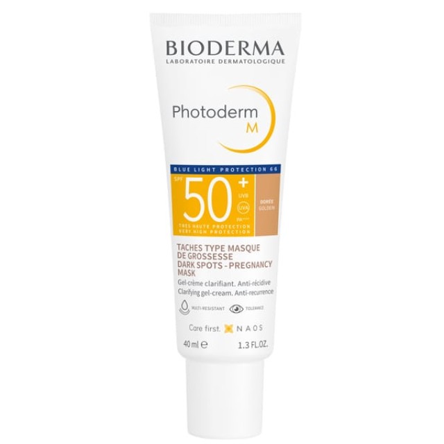 Bioderma Photoderm M Golden SPF50+ Tinted Protective Cream, 40ml
