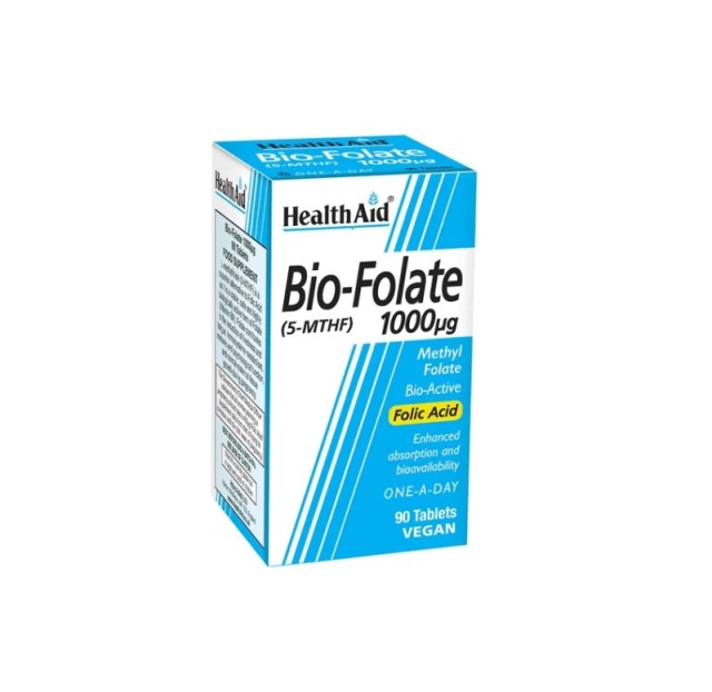 Health Aid Bio-Folate 1000mg 90tabs