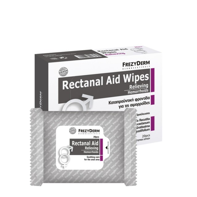 FREZYDERM RECTANAL AID WIPES 20 TMX