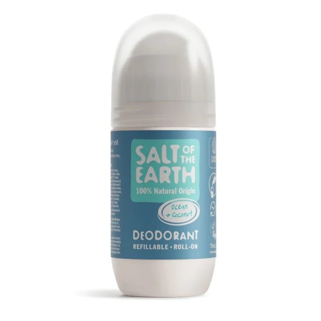 Salt of the Earth Vegan Ocean & Coconut Αποσμητικό Roll-On 75ml