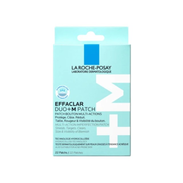 La Roche Posay Effaclar Duo+M Patch, Αυτοκόλλητο Επίθεμα Πολλαπλών Δράσεων κατά των Ατελειών 22τμχ