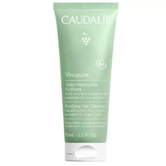 Caudalie Vinopure Purifying Gel Cleanser Tζελ Καθαρισμού Προσώπου 75ml