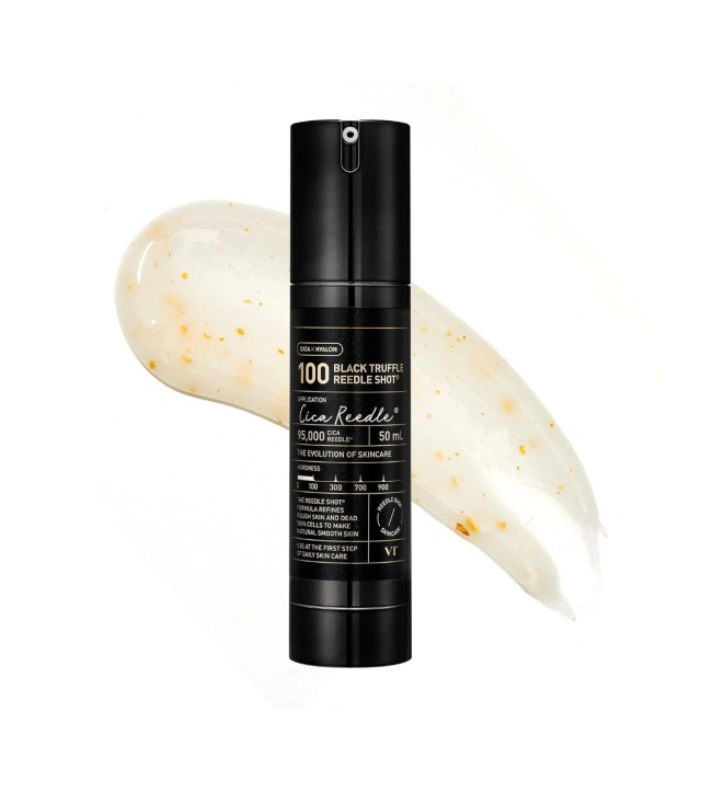 VT Cosmetics Black Truffle Reedle Shot 100 50ml-Premium Ορός Μικροβελόνων με Μαύρη Τρούφα & 24k Χρυσό 50ml