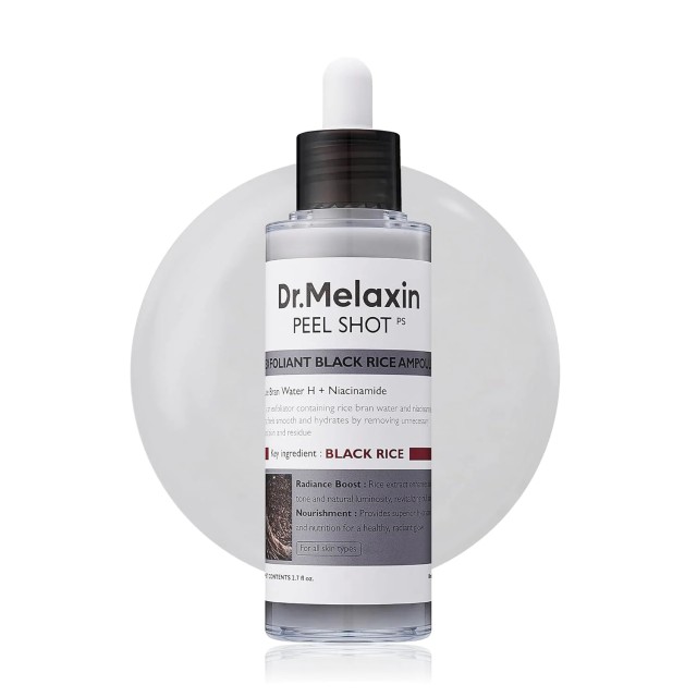 Dr.Melaxin Peel Shot Exfoliating Black Rice Ampoule 80ml
