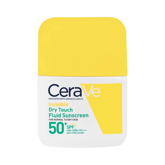 Cerave Invisible Dry Touch Fluid Sunscreen SPF50+ 50ml