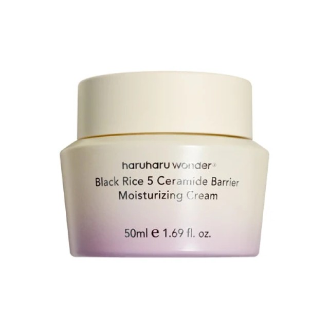 Haruharu Wonder Black Rice 5 Ceramide Barrier Moisturizing Cream - Ενυδατική Κρέμα με Μαύρο Ρύζι & 5 Κεραμίδια 50ml