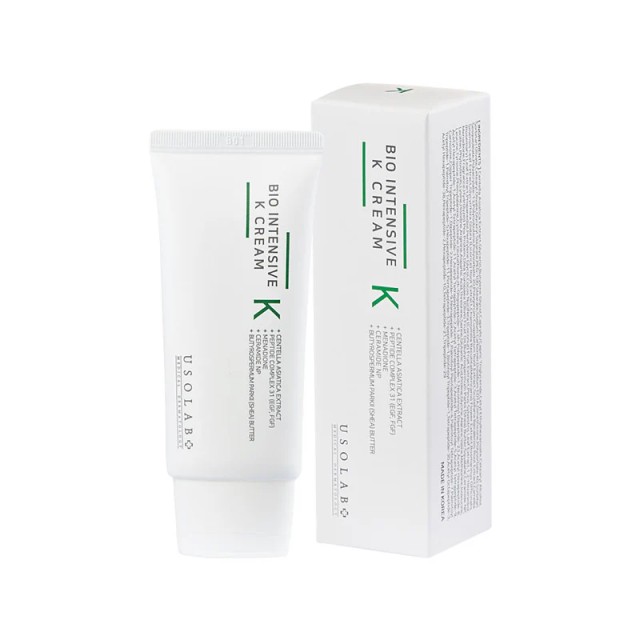 USOLAB Bio Intensive K Cream 50ml-Επανορθωτική κρέμα για ευαίσθητο δέρμα, με ροδόχρου ακμή και ευρυαγγείες 50ml