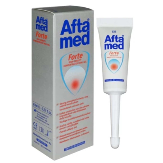 Aftamed Forte Oral Gel Στοματική Γέλη Για Έλκη Στόματος 8ml