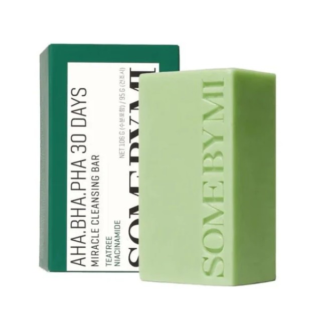 Some by mi AHA, BHA, PHA 30 Days Miracle Cleansing Bar, 106gr