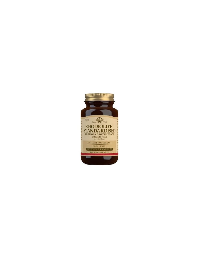 Solgar Rhodiolife Standardised Rhodiola Root Extract 60 φυτικές κάψουλες