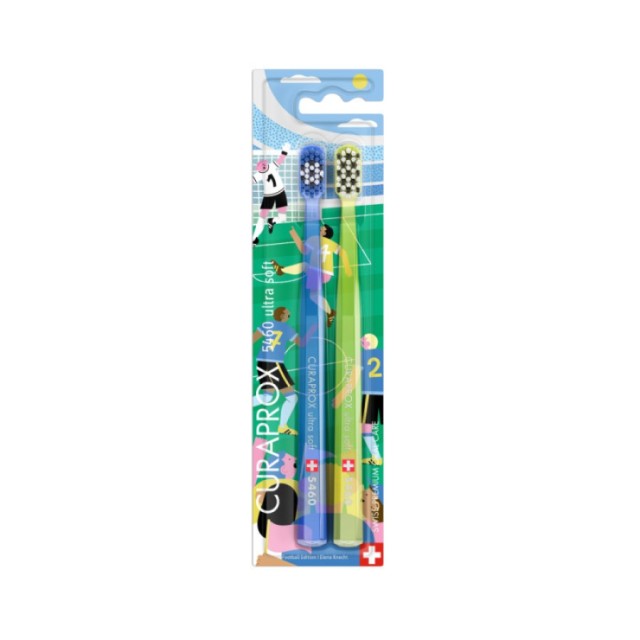 Curaprox Cs 5460 Ultra Soft Football Edition Toothbrush 2 τεμάχια