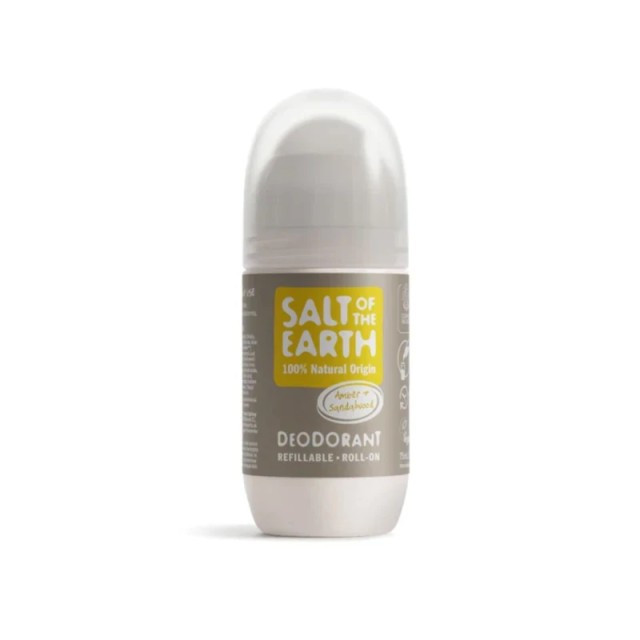 Salt of the Earth Vegan Amber & Sandalwood Αποσμητικό Roll-On 75ml
