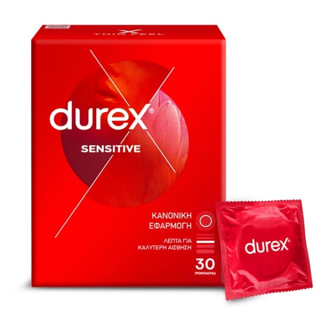 Durex Προφυλακτικά Πολύ Λεπτά Sensitive 30τεμ