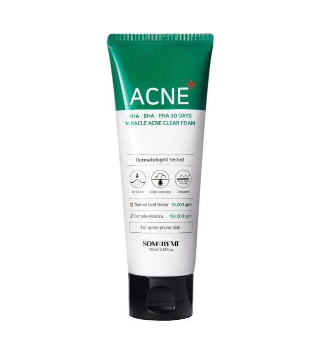 Some By Mi - AHA BHA PHA Miracle Acne Clear Foam 100ml