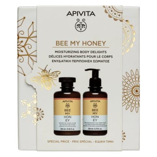 Apivita Promo Bee My Honey Set  Αφρόλουτρο 250ml & Κρέμα Σώματος 200ml