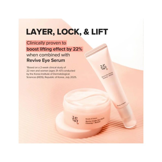 Beauty of Joseon Revive Under Eye Patch: Ginseng + Retinal Επιθέματα ματιών με ρετινάλη, 60 τεμάχια