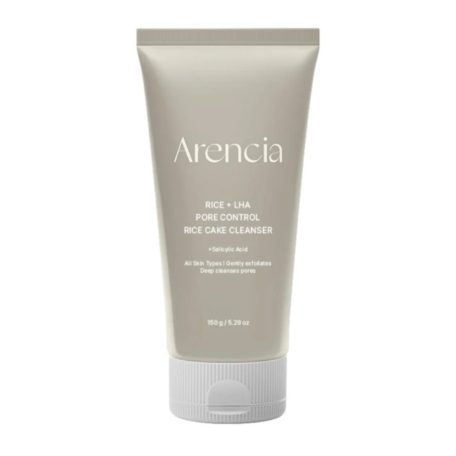 Arencia  Rice + LHA Pore Control Rice Cake Cleanser – Καθαριστικό  Ρυζιού για Συσφιξη  Πόρων 150ml