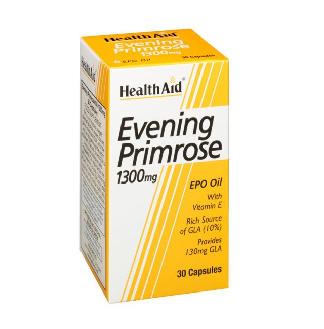 Health Aid Evening Primrose Oil 1300mg Συμπλήρωμα Διατροφής Έλαιο Νυχτολούλουδου για Ισορροπία και Ομορφιά 30 Κάψουλες