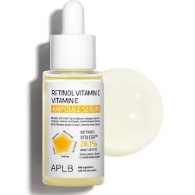Aplb Retinol Vitamin C Vitamin E Ampoule Serum 40ml